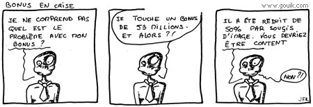 Bonus en crise, mar. 2009