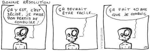 Permis de conduire : Bonne résolution, mai 2010